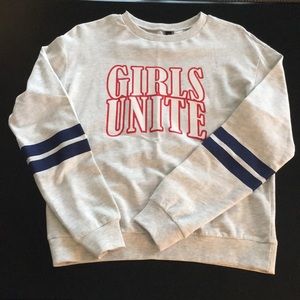 NWOT Girls Unite H&M brand long sleeve shirt.